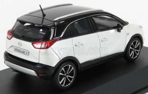 OPEL CROSSLAND X 2017 pearl-white 1:43 i-SCALE/Kyosho NEW+boxed #5940 instant wheels