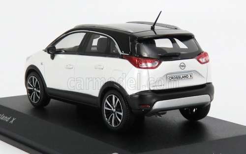 OPEL CROSSLAND X 2017 pearl-white 1:43 i-SCALE/Kyosho NEW+boxed #5940 instant wheels