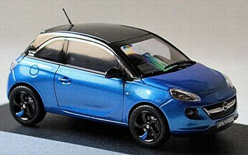 Opel Adam hatchback 2019 blue-met 1-43 i-scale/Kyosho NEW+boxed  #5941 instant wheels