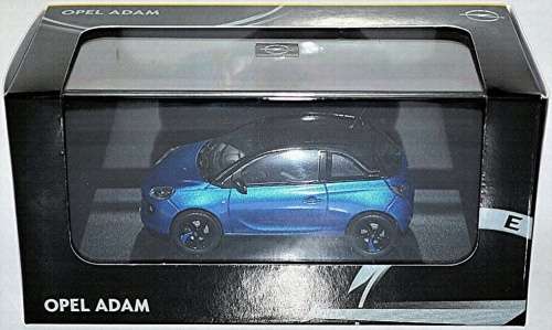 Opel Adam hatchback 2019 blue-met 1-43 i-scale/Kyosho NEW+boxed  #5941 instant wheels