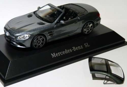 Mercedes-Benz SL (R231) 2012 Grey-met 1:43 I-Spark NEW+boxed  #5942 instant wheels