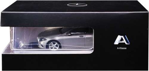 Mercedes-Benz A-Class (W177) 2018 silver 1:43 Herpa NEW+boxed  #5947 instant wheels