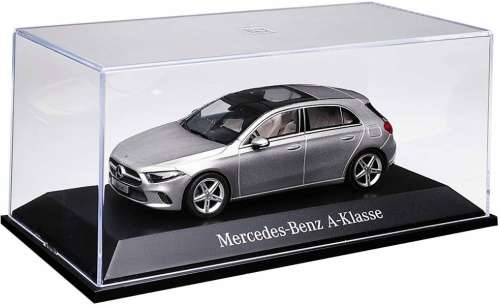 Mercedes-Benz A-Class (W177) 2018 silver 1:43 Herpa NEW+boxed  #5947 instant wheels