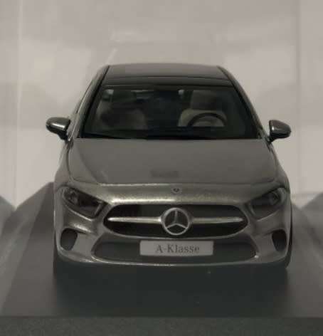 Mercedes-Benz A-Class (W177) 2018 silver 1:43 Herpa NEW+boxed  #5947 instant wheels