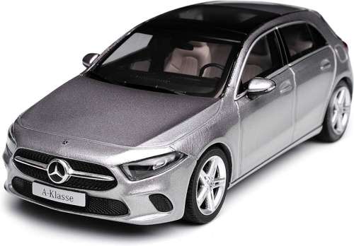 Mercedes-Benz A-Class (W177) 2018 silver 1:43 Herpa NEW+boxed  #5947 instant wheels