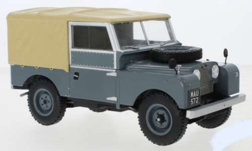 Land Rover Series I canvas top 1957 grey 1/18 MCG NEW+boxed  #8986 instant wheels