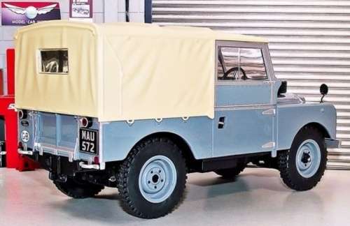 Land Rover Series I canvas top 1957 grey 1/18 MCG NEW+boxed  #8986 instant wheels