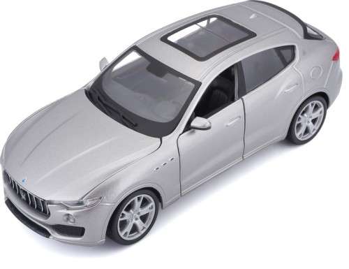 Maserati Levante 2016 silver 1/24 Bburago NEW+boxed  #2290 instant wheels