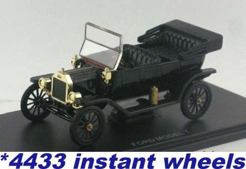 Ford Model T 1912 black 1/43 IXO NEWinBlister *4433 instant wheels