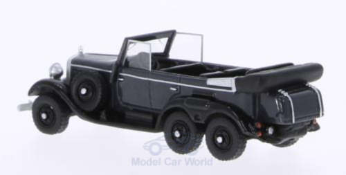 Mercedes-Benz G4 (W31) 6x6 1938 anthratcite 1/87 BOS-Models NEW+boxed #9116 instant wheels