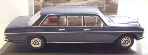 Mercedes-Benz 240D l.w.b. PULLMAN config (W115.119) 1973 blue 1:43 IXO NEW+boxed*4213 instant wheels