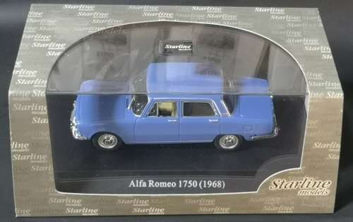 Alfa Romeo 1750 1968 blue 1:43 Starline Models NEW+boxed *4214 instant wheels