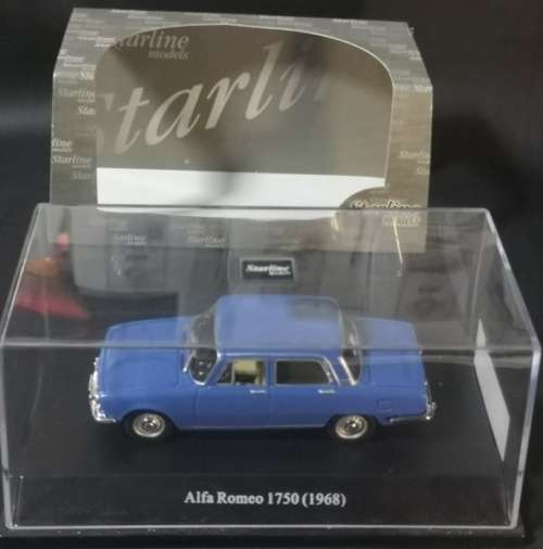 Alfa Romeo 1750 1968 blue 1:43 Starline Models NEW+boxed *4214 instant wheels