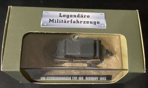 Volkswagen Type 166 - amphibious trnsprt 1943 military green 1:43 IXO NEW+boxed *4267 instant wheels