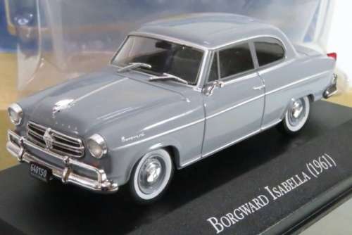 Borgward Isabella 1961 light grey 1:43 IXO/Salvat NEWinBlister *4436 instant wheels