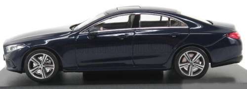 Mercedes-Benz CLS (C257) 2018 blue-metallic 1:43 Norev NEW+boxed *5955 instant wheels