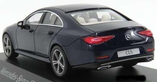 Mercedes-Benz CLS (C257) 2018 blue-metallic 1:43 Norev NEW+boxed *5955 instant wheels