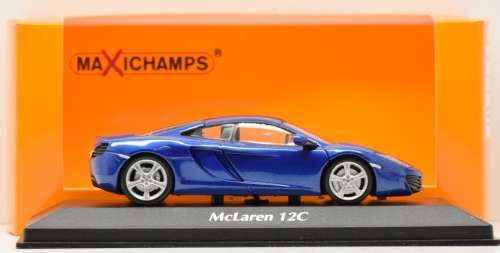 McLaren 12C 2011 blue 1-43 Maxichamps (Minichamps) NEW+boxed *5960 instant wheels