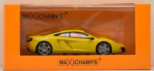 McLaren 12C 2011 yellow 1:43 Maxichamps (Minichamps) NEW+boxed *5961 instant wheels