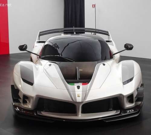 Ferrari FXX K EVO No.70 2017  white-met/carbon 1:43 Ferrari-Bburago NEW+boxed *5963 instant wheels