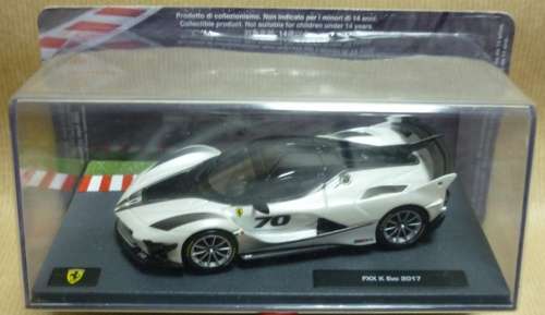 Ferrari FXX K EVO No.70 2017  white-met/carbon 1:43 Ferrari-Bburago NEW+boxed *5963 instant wheels