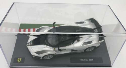 Ferrari FXX K EVO No.70 2017  white-met/carbon 1:43 Ferrari-Bburago NEW+boxed *5963 instant wheels
