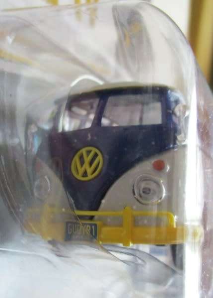 Volkswagen Type 2 - T1 Samba Bus Good Year blue/white 1:43 Greenlight New+boxed *4438 instant wheels