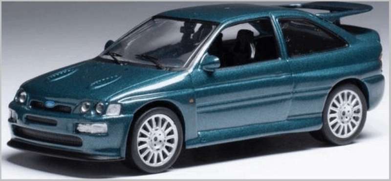 Ford Escort RS Cosworth 1994 green-met 1:43 IXO NEW+boxed *5964 instant wheels
