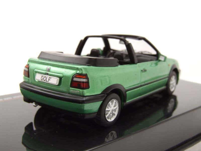 Volkswagen Golf III Cabriolet 1995 green-met 1:43 IXO NEW+boxed.      *5966 instant wheels