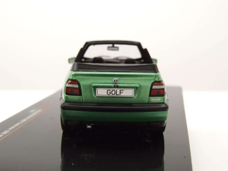 Volkswagen Golf III Cabriolet 1995 green-met 1:43 IXO NEW+boxed.      *5966 instant wheels