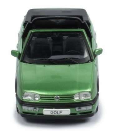 Volkswagen Golf III Cabriolet 1995 green-met 1:43 IXO NEW+boxed.      *5966 instant wheels