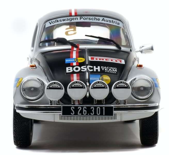 Volkswagen Beetle 1303 S silver No.5 winner Rallye Elba 1973 1:43 IXO NEW+boxed *5968 instant wheels