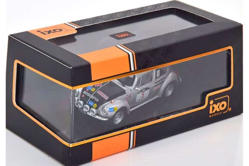 Volkswagen Beetle 1303 S silver No.5 winner Rallye Elba 1973 1:43 IXO NEW+boxed *5968 instant wheels