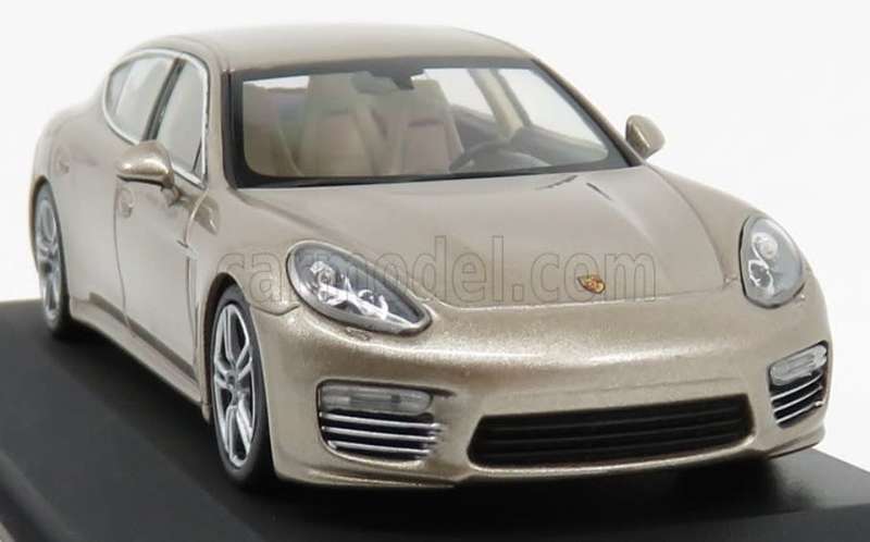 Porsche Panamera turbo S 2016 beige-metallic 1:43 Minichamps NEW+boxed *5971 instant wheels