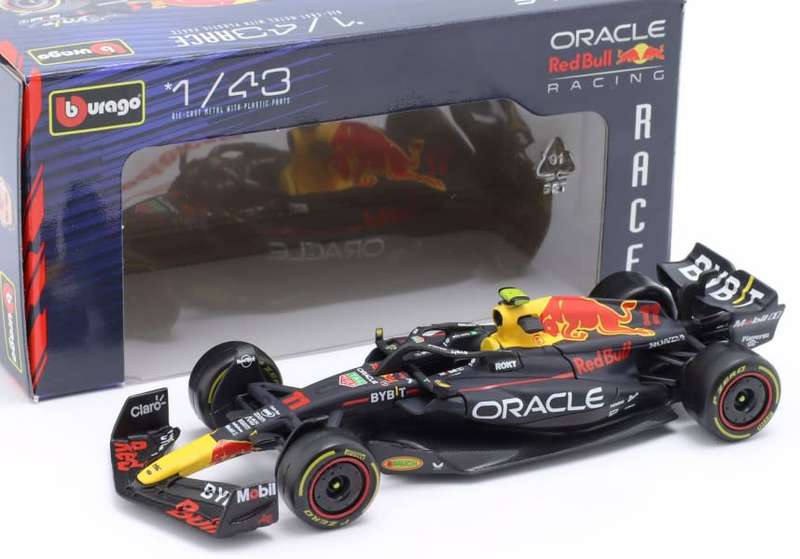 RB19 Oracle Red Bull no.11 S.Perez 2023 1:43 Bburago NEW+boxed *4134 instant wheels