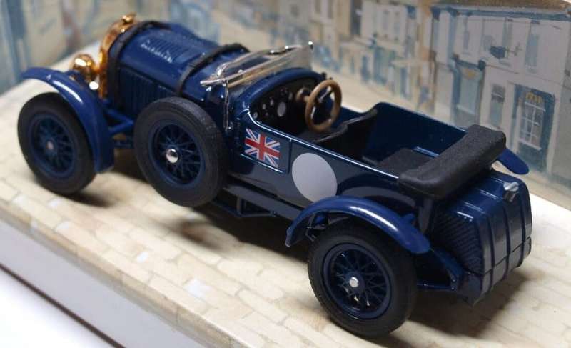 Bentley 4.5 L Supercharged 1930 blue 1:43 ModelsOfYesteryear NEW+boxed #4102 instant wheels