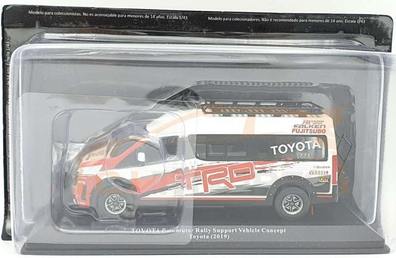 Toyota Commuter (Rally Support) 2019 white 1:43 Altaya/IXO PCT NEW+boxed *5973 instant wheels