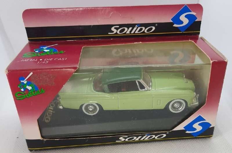 Studebaker Hawk hard top 2-tone green 1957 1:43 Solido(no.4522) NEW+boxed *4815 instant wheels