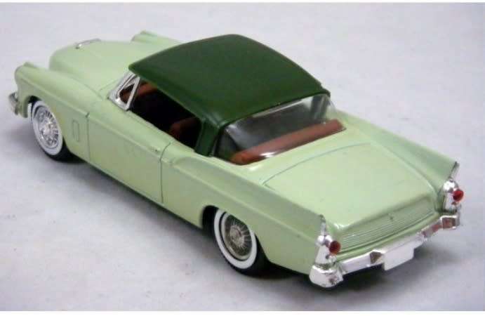 Studebaker Hawk hard top 2-tone green 1957 1:43 Solido(no.4522) NEW+boxed *4815 instant wheels