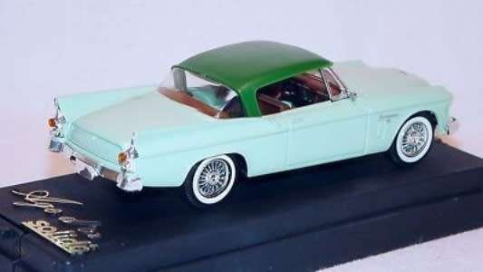 Studebaker Hawk hard top 2-tone green 1957 1:43 Solido(no.4522) NEW+boxed *4815 instant wheels
