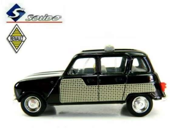 Renault4L decouvrable parisienne 1964 black+grey 1:43 Solido(no.4545) NEW+boxed *4869 instantwheels