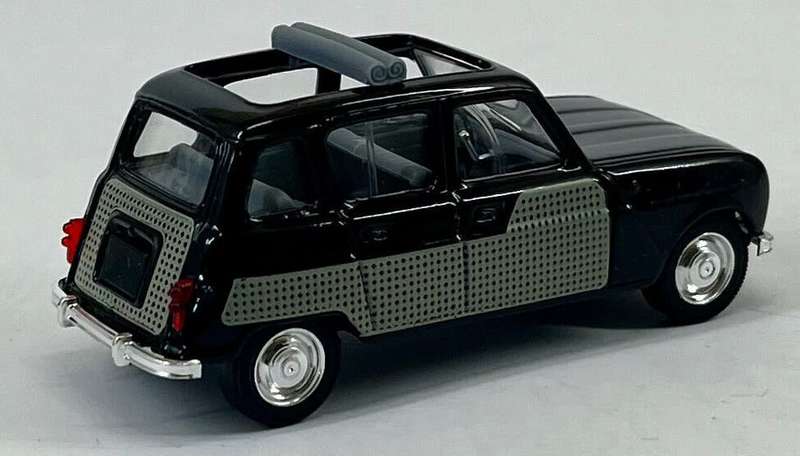 Renault4L decouvrable parisienne 1964 black+grey 1:43 Solido(no.4545) NEW+boxed *4869 instantwheels