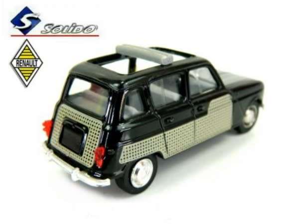 Renault4L decouvrable parisienne 1964 black+grey 1:43 Solido(no.4545) NEW+boxed *4869 instantwheels
