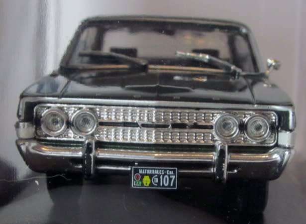 Ford Fairlane LTD V8 1969 dk.green/black.rf. 1/43 IXO/Salvat NEW+boxed *5975 instant wheels