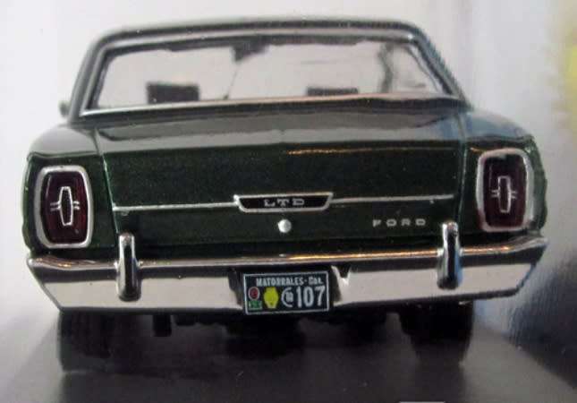 Ford Fairlane LTD V8 1969 dk.green/black.rf. 1/43 IXO/Salvat NEW+boxed *5975 instant wheels