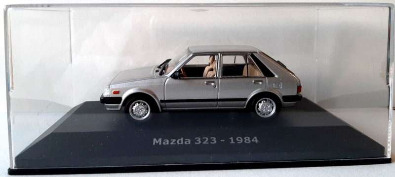 Mazda 323 1984 silver 1:43 Hachette NEW+boxed *5976 instant wheels
