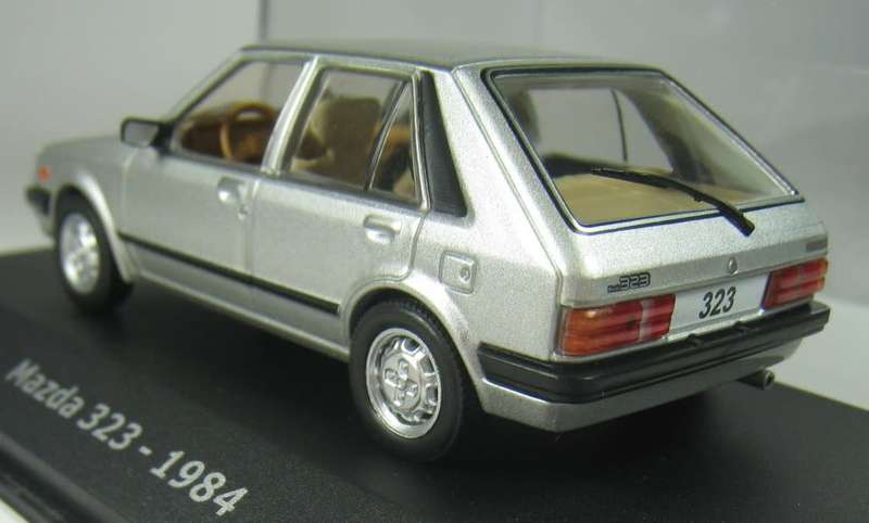 Mazda 323 1984 silver 1:43 Hachette NEW+boxed *5976 instant wheels