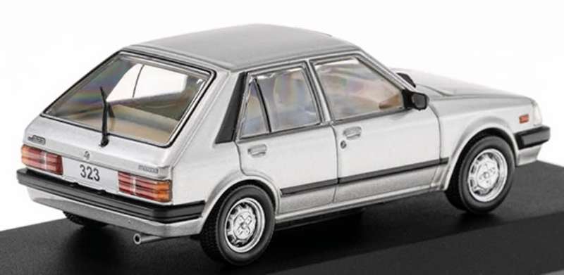 Mazda 323 1984 silver 1:43 Hachette NEW+boxed *5976 instant wheels