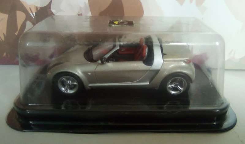 Smart Roadster 2003 grey-met/silver 1/43 Minichamps NEW+reblistered *4898 instant wheels