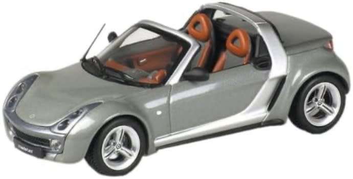Smart Roadster 2003 grey-met/silver 1/43 Minichamps NEW+reblistered *4898 instant wheels